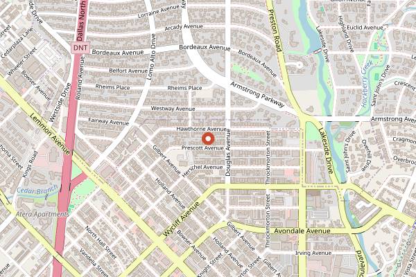 Map showing Nonna (Dinner) in Dallas