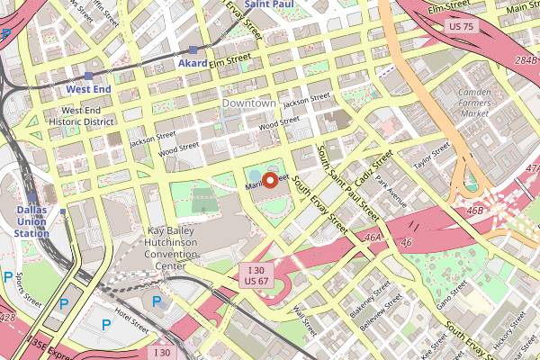 Map showing Incloodie Dallas Food Tour in Dallas