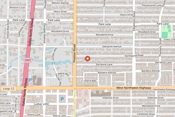 Map showing il Bracco in Dallas