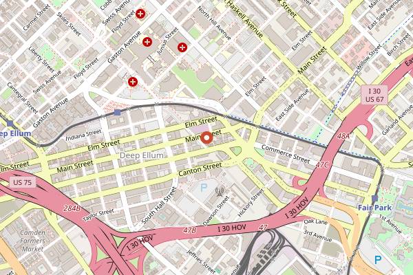 Map showing LOCAL Restaurant in Dallas