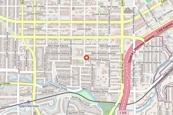 Map showing Vinito in Dallas