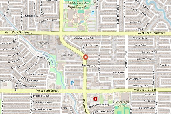 Map showing Parker Road Vietnamese Corridor (Plano) in Dallas