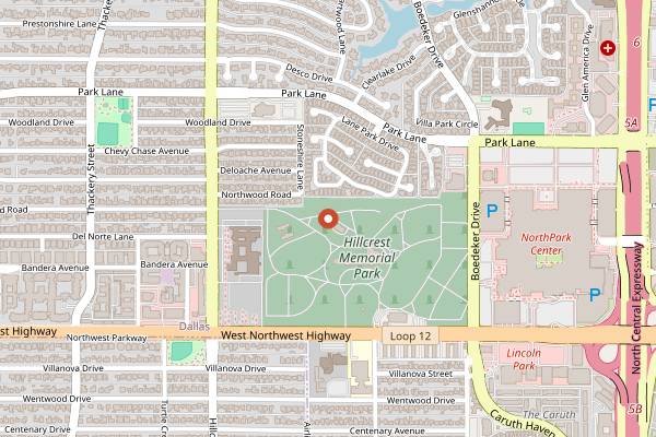Map showing Saint Michael's Farmers Market in Dallas