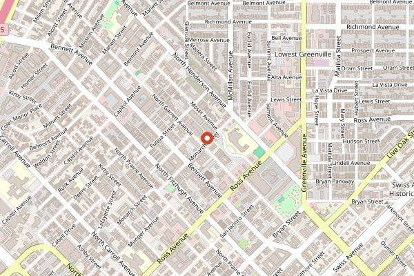 Map showing Gemma in Dallas