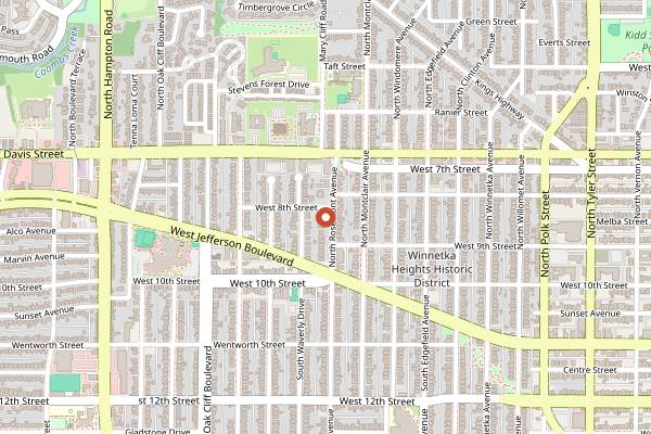 Map showing Taqueria El Si Hay in Dallas