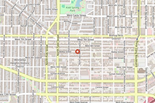 Map showing Lucia in Dallas