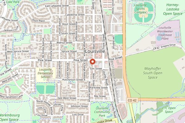 Map showing Moxie Bread Co in Denver