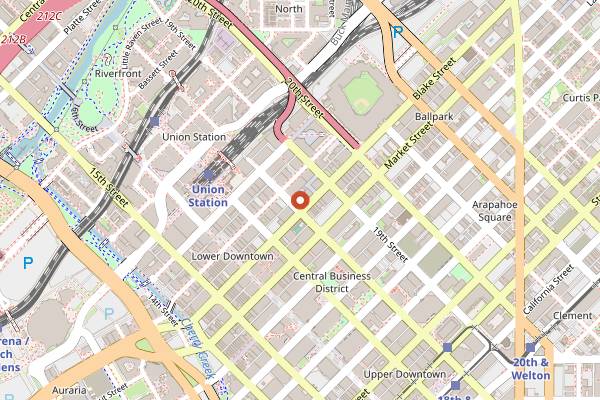 Map showing Run For The Roses in Denver