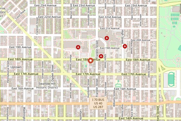 Map showing OneFold in Denver