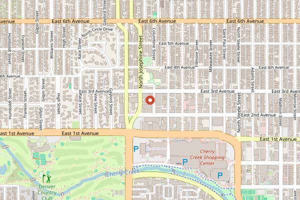 Map showing Rare Bird in Denver