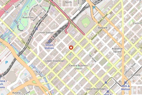Map showing Run For The Roses in Denver