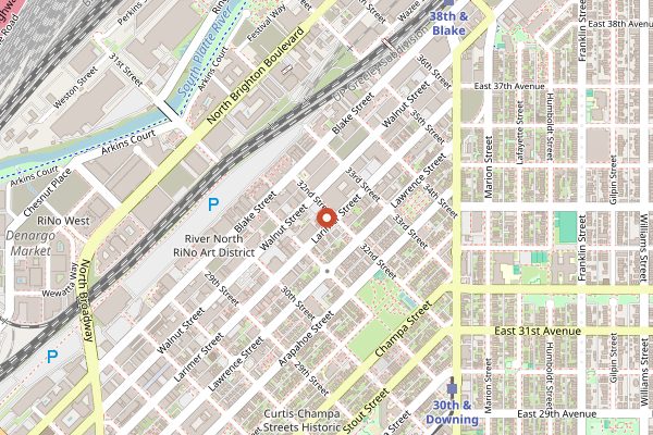 Map showing Mister Oso in Denver