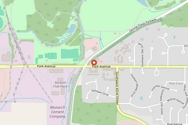 Map showing Jethro's BBQ Southside in Des Moines