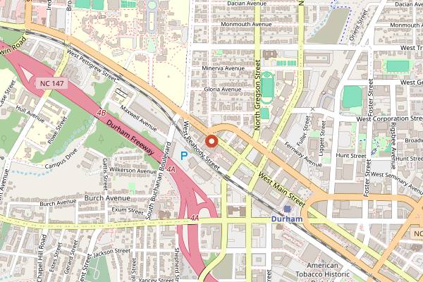 Map showing Miel Bon Bons in Durham