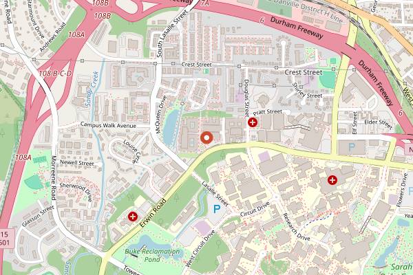 Map showing Big Bad Breakfast in Durham