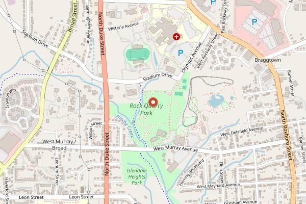 Map showing Bimbe Cultural Arts Festival in Durham