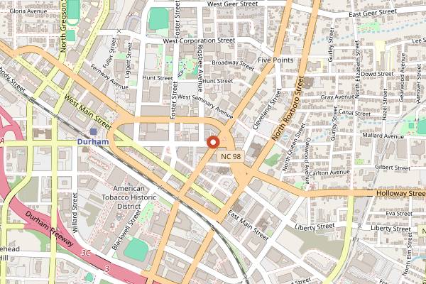 Map showing Dashi in Durham