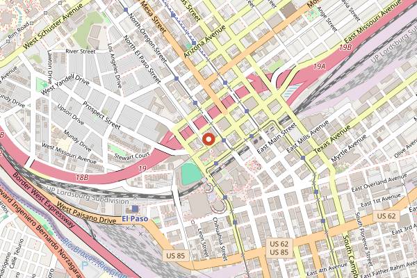 Map showing Cozymeal Cooking Classes El Paso in El Paso
