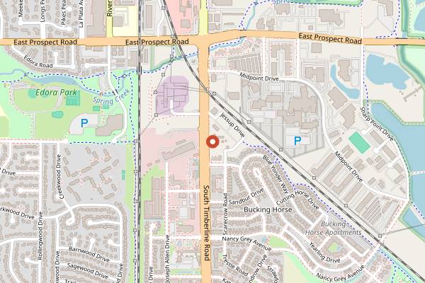 Map showing Jessup Farm Artisan Village in Fort Collins