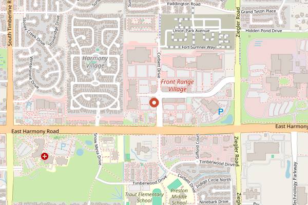 Map showing Suehiro Japanese Restaurant in Fort Collins