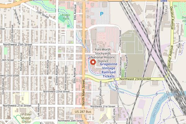 Map showing Melt Ice Creams - Stockyards in Fort Worth