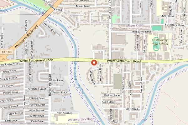 Map showing Heim Barbecue in Fort Worth