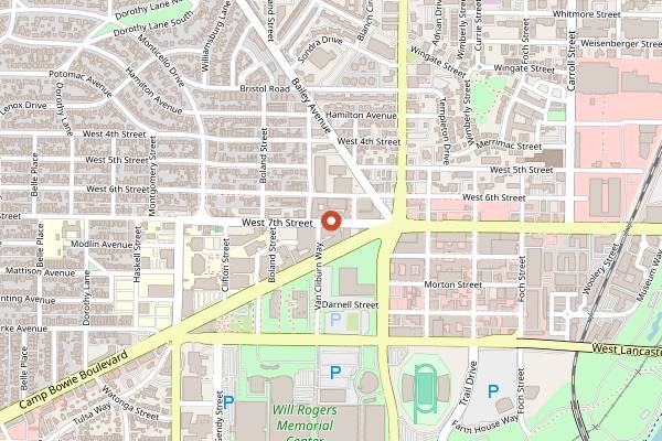 Map showing Don Artemio in Fort Worth
