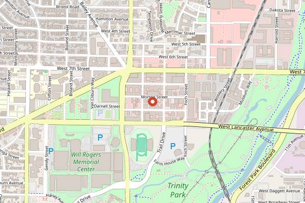 Map showing Bodega West 7th in Fort Worth