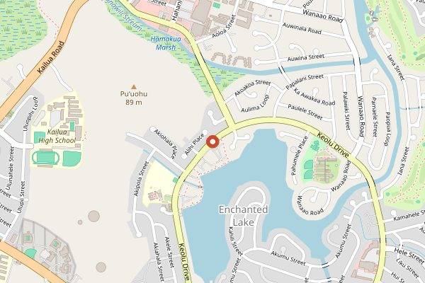 Map showing Boots and Kimo's Homestyle Kitchen in Honolulu