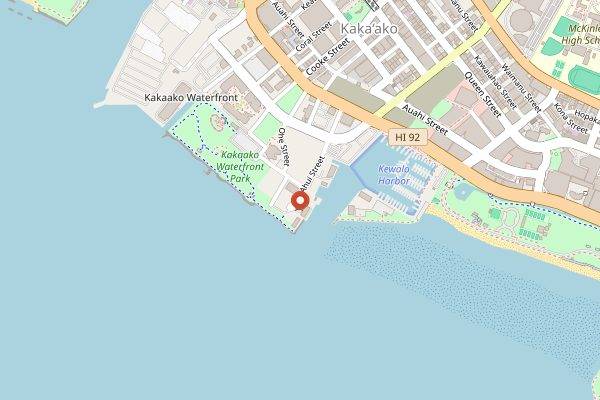 Map showing 53 By The Sea in Honolulu