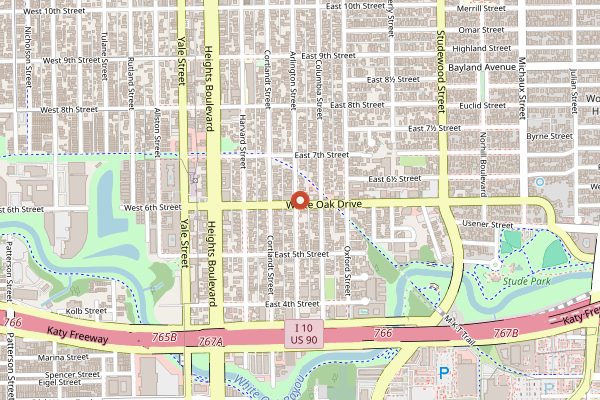 Map showing Coltivare in Houston
