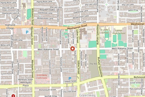 Map showing Tiny Boxwoods in Houston