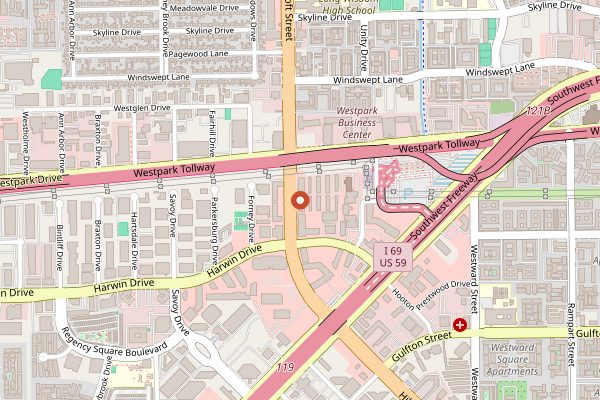 Map showing Shri Balaji Bhavan in Houston