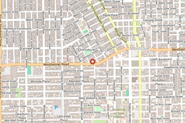 Map showing Da Marco in Houston