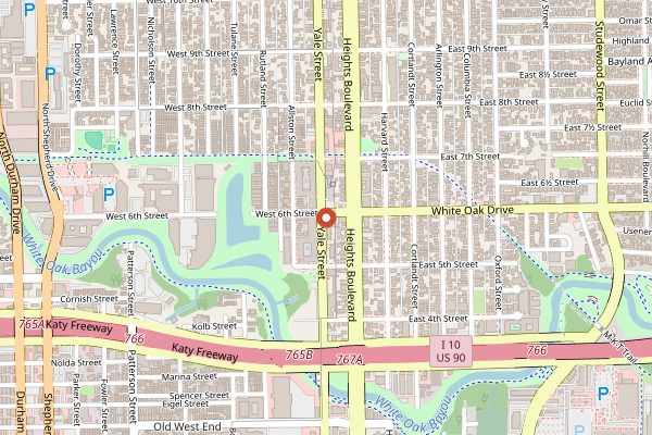 Map showing Better Luck Tomorrow in Houston