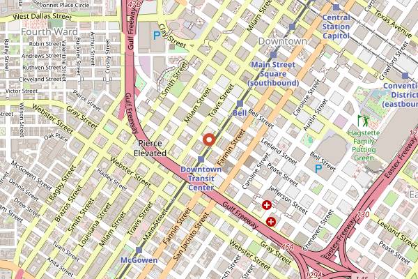 Map showing Heart Houston in Houston