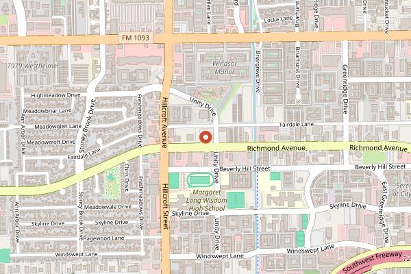 Map showing Stereo Live Houston in Houston