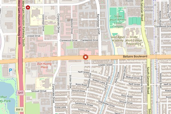 Map showing Mala Sichuan Bistro in Houston