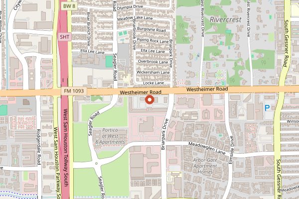 Map showing The Original Marini's Empanada House in Houston