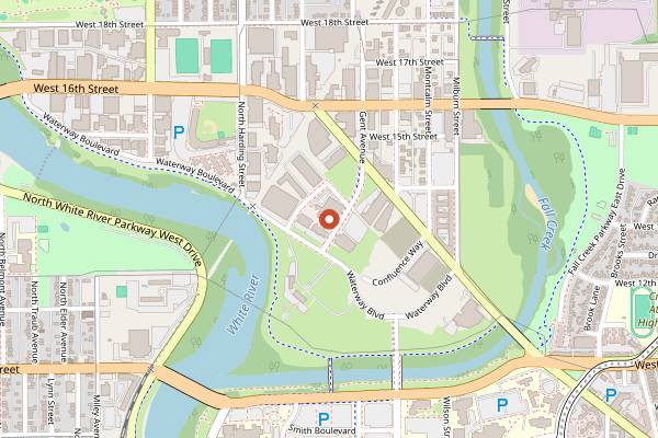 Map showing Circle City Sweets in Indianapolis
