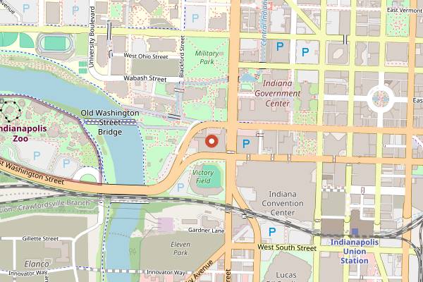 Map showing High Velocity in Indianapolis