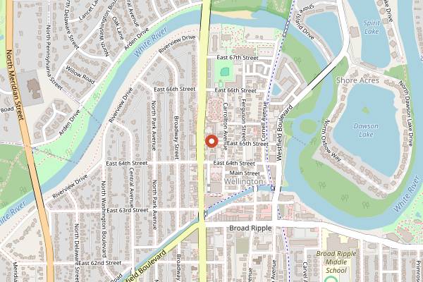 Map showing Thieves in Indianapolis