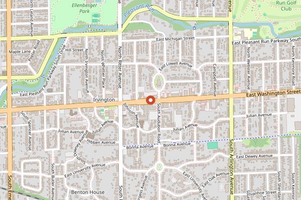 Map showing Black Acre Brewing Co. in Indianapolis