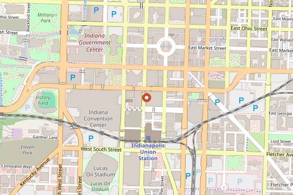 Map showing Spoke & Steele in Indianapolis