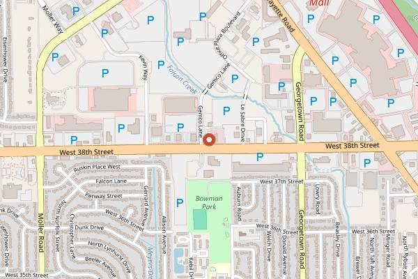 Map showing Famous Steak & Lemonade in Indianapolis