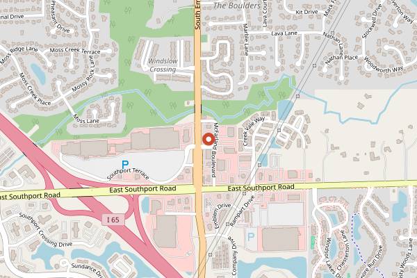 Map showing Shah's Halal Food in Indianapolis