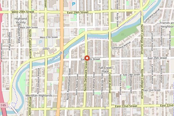 Map showing Goose the Market in Indianapolis