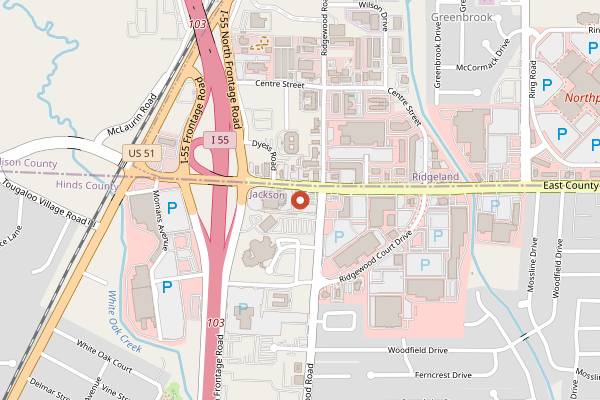 Map showing Drago's Seafood Restaurant in Jackson