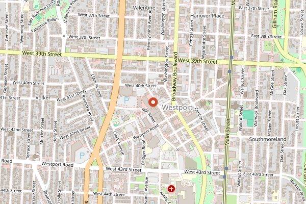 Map showing Char Bar Beer Garden in Kansas City