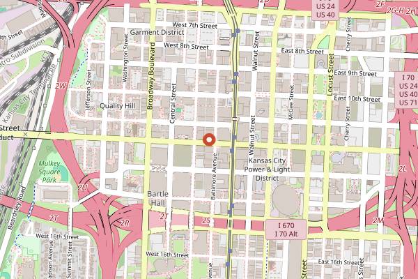 Map showing P.S. Kansas City in Kansas City